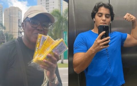 Imagem do post Vídeo: filho de Ivete Sangalo ajuda vendedora ambulante nas ruas de Salvador