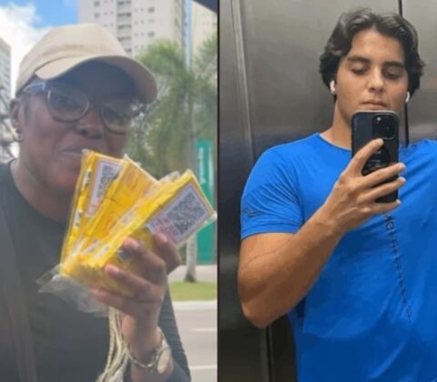 Imagem do post Vídeo: filho de Ivete Sangalo ajuda vendedora ambulante nas ruas de Salvador