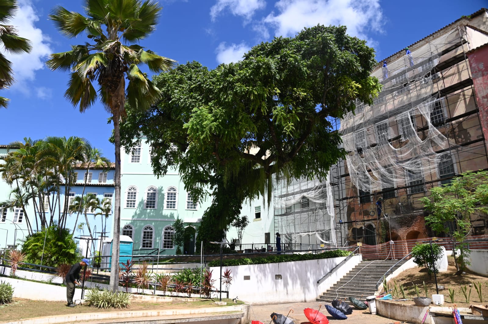 Praça das Artes no Centro Histórico passa por requalificação com investimento de R$ 450 mil