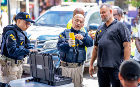 Imagem do post STT lança campanha do Maio Amarelo com ação no Centro de Camaçari