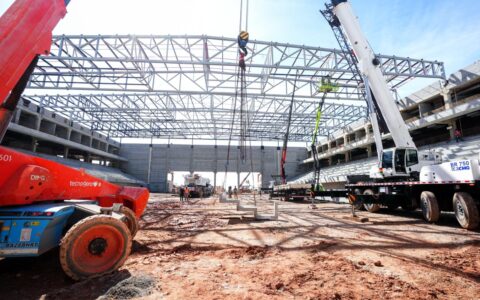 Imagem do post Arena Multiuso de Salvador já tem 63% das obras concluídas e pode ser entregue em outubro