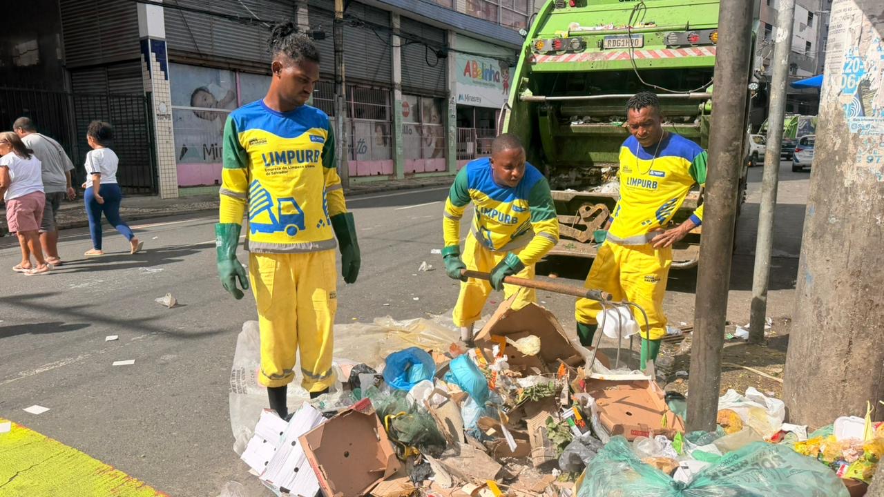 Limpurb monta força-tarefa para limpar Salvador após paralisação nacional dos agentes