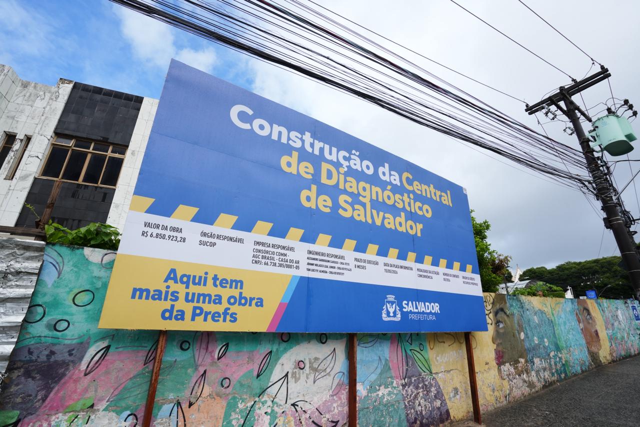 Com investimento de R$ 10 milhões, Salvador inicia construção do novo Centro de Diagnóstico