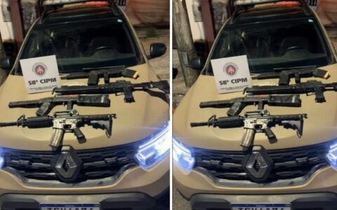 Imagem do post Cosme de Farias: PM encontra réplicas de fuzis em imóvel usado pelo Comando Vermelho