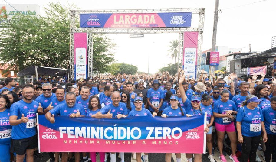 Correntina recebe corrida “Por Elas” e fortalece mobilização pelo combate à violência contra a mulher