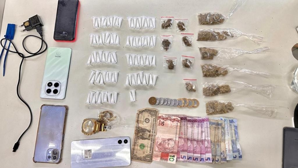 PM prende homem suspeito de tráfico em São Rafael
