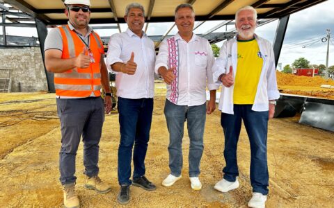 Imagem do post Jerônimo, Rui e Wagner vistoriam obra de R$ 66 milhões no Aeroporto de Barreiras