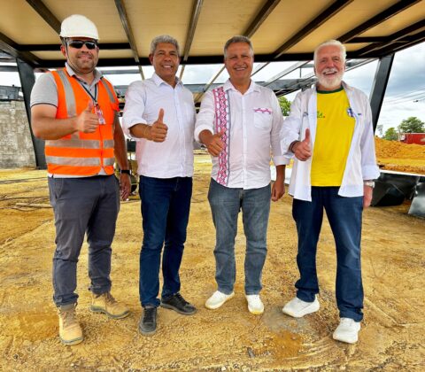 Imagem do post Jerônimo, Rui e Wagner vistoriam obra de R$ 66 milhões no Aeroporto de Barreiras