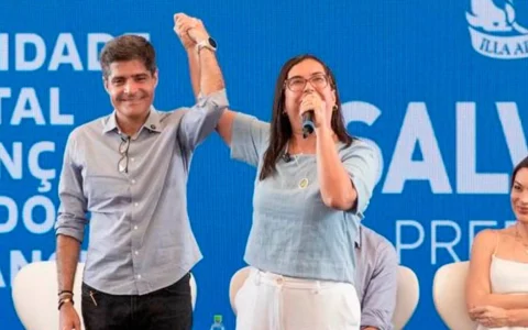 Imagem do post Ana Paula entra de vez na campanha e exalta ACM Neto: “Esse é o político que eu conheço”