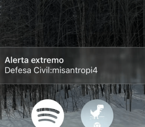 Imagem do post Celulares tocaram com ‘Alerta Extremo’ durante a madrugada; saiba o que aconteceu