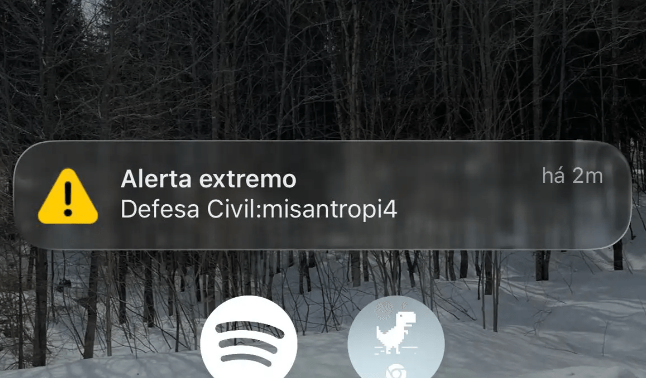 Celulares tocaram com ‘Alerta Extremo’ durante a madrugada; saiba o que aconteceu