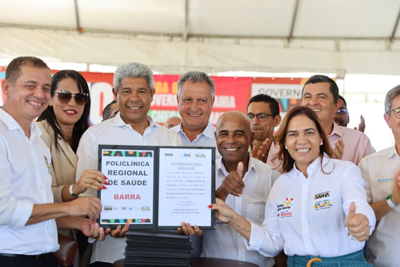 Governo da Bahia anuncia policlínica em Barra e investimentos de R$ 35 milhões na saúde