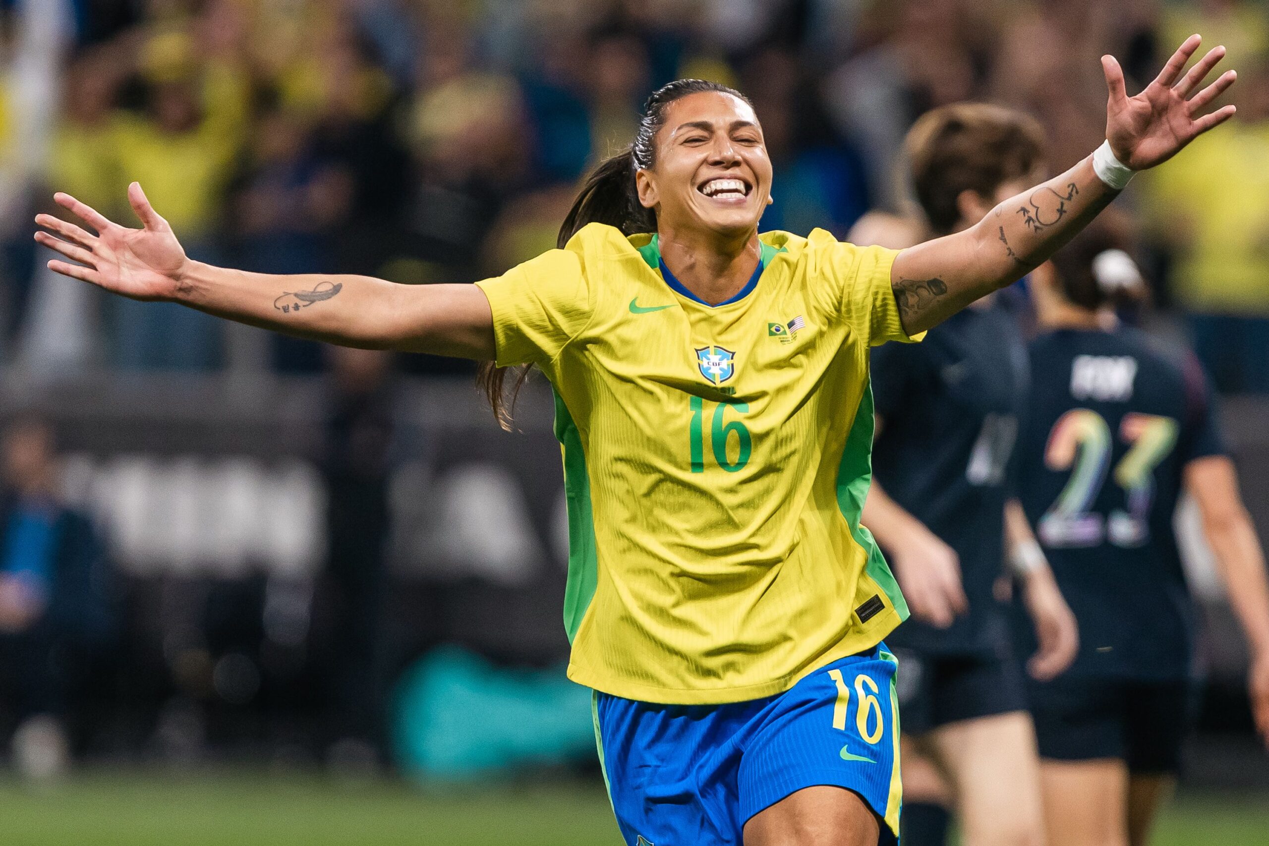 De virada, Brasil vence Estados Unidos em amistoso para a Copa do Mundo de 2027