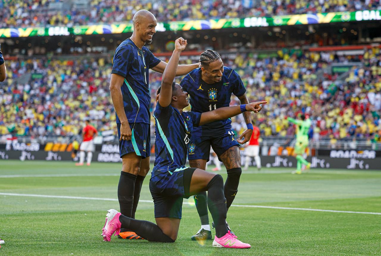 Brasil vence o Egito e encerra preparação para a Copa do Mundo 2026
