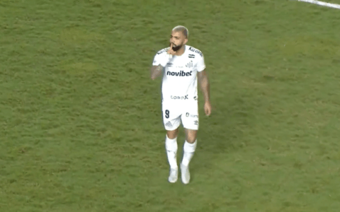 Imagem do post Gabigol vai parar no STJD após gesto contra torcida do Vitória