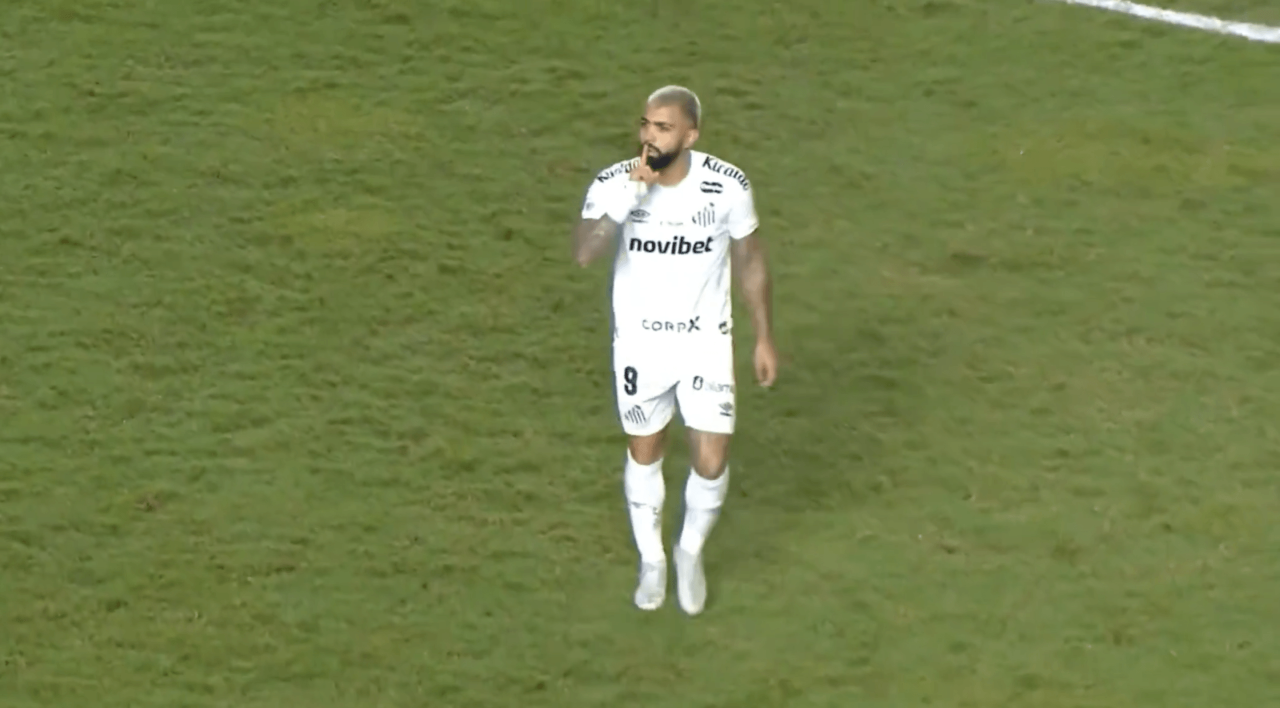 Imagem do post Gabigol vai parar no STJD após gesto contra torcida do Vitória