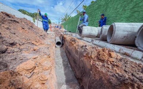 Imagem do post Lauro de Freitas dá início à obra de microdrenagem no bairro de Pitangueiras