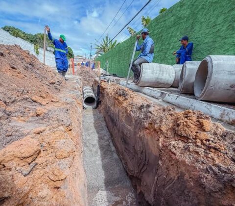Imagem do post Lauro de Freitas dá início à obra de microdrenagem no bairro de Pitangueiras