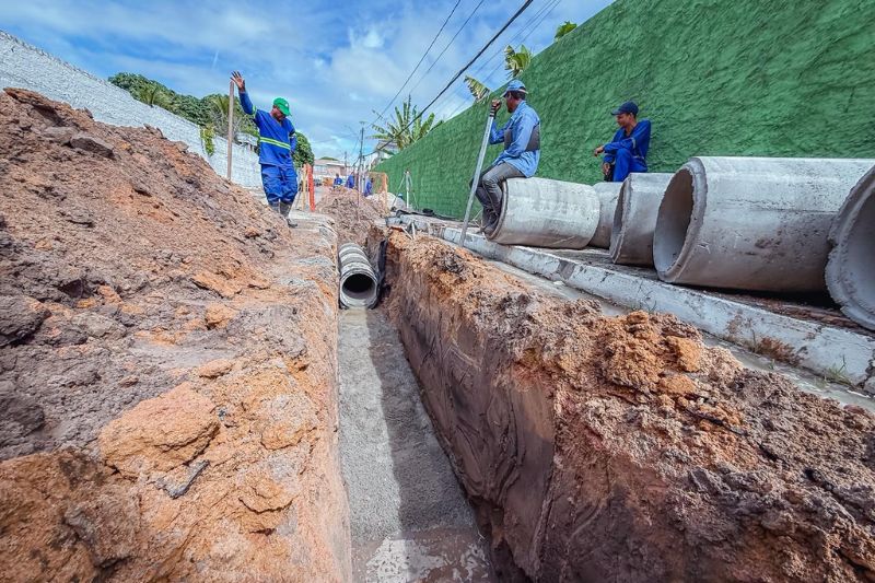 Lauro de Freitas dá início à obra de microdrenagem no bairro de Pitangueiras