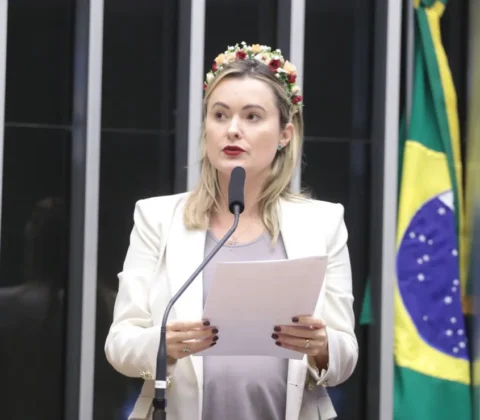 Imagem do post Eduardo Bolsonaro defende Júlia Zanatta como vice de Flávio Bolsonaro