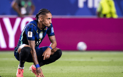 Imagem do post Lesão tira Raphinha do próximo jogo do Brasil na Copa; veja situação