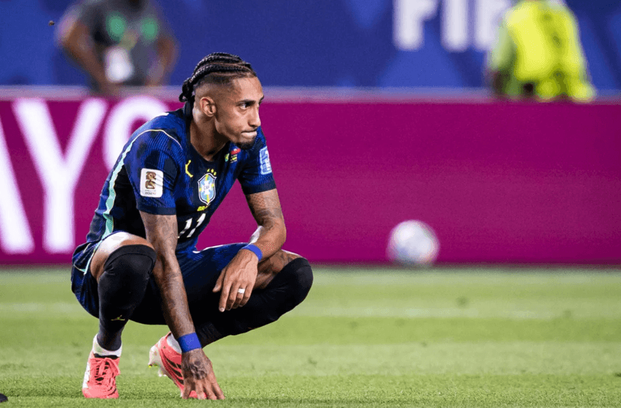 Lesão tira Raphinha do próximo jogo do Brasil na Copa; veja situação