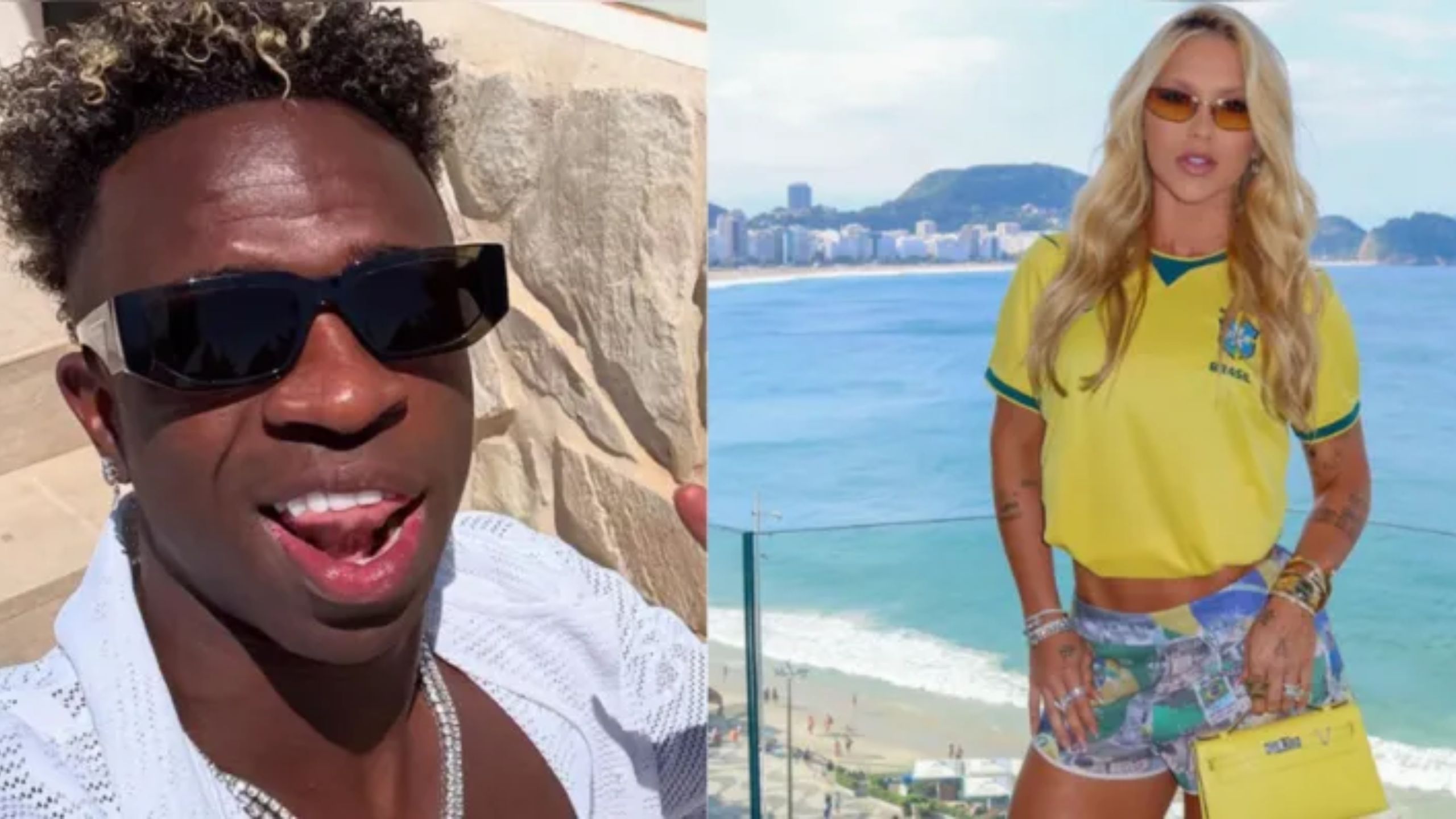 Virginia é alvo de xingamentos no Maracanã; Vini Jr. sai em defesa dela