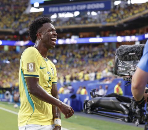 Imagem do post Vini Jr supera Ronaldo e Tostão em média de participações em gols nas Copas do Mundo