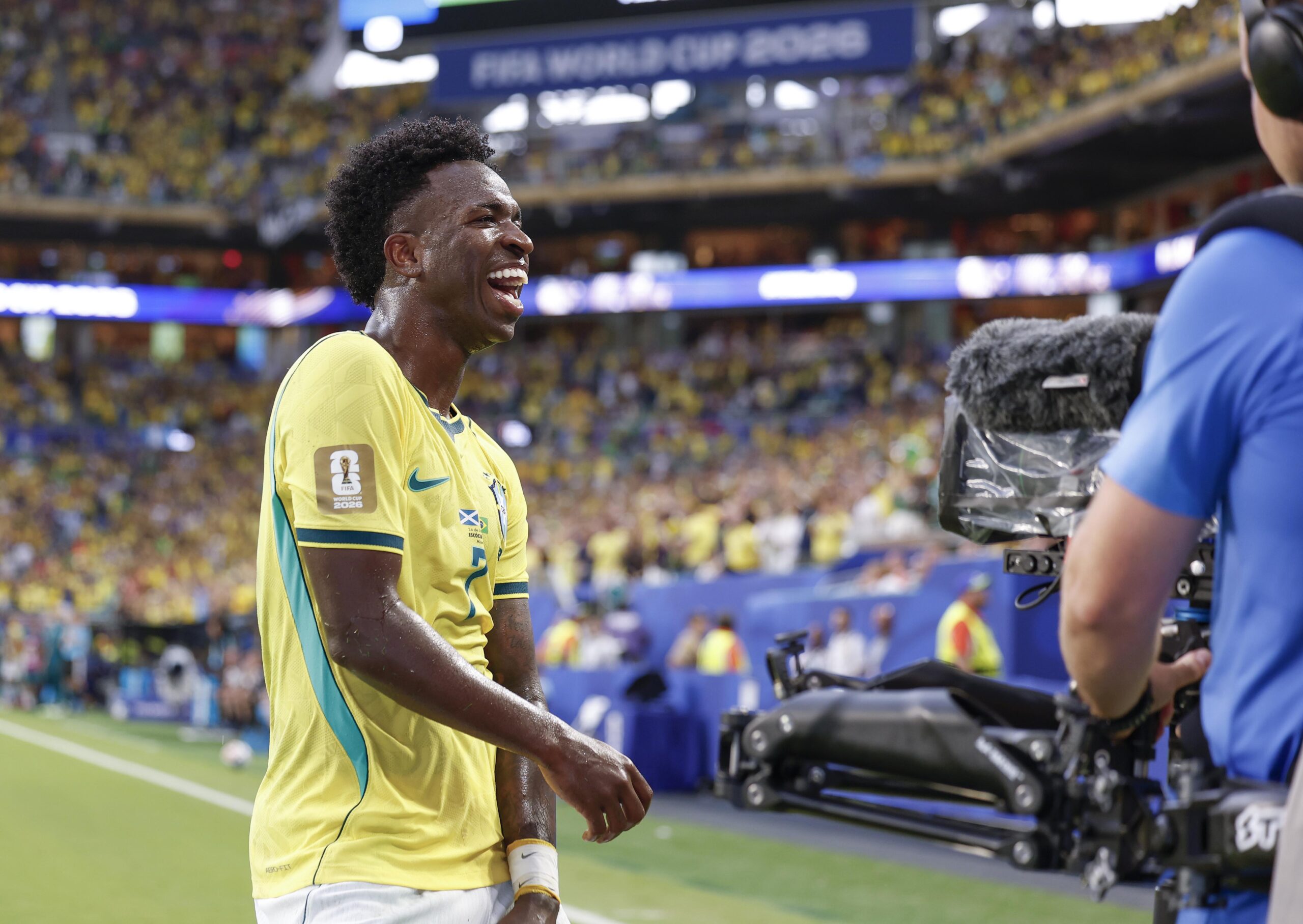 Imagem do post Vini Jr supera Ronaldo e Tostão em média de participações em gols nas Copas do Mundo