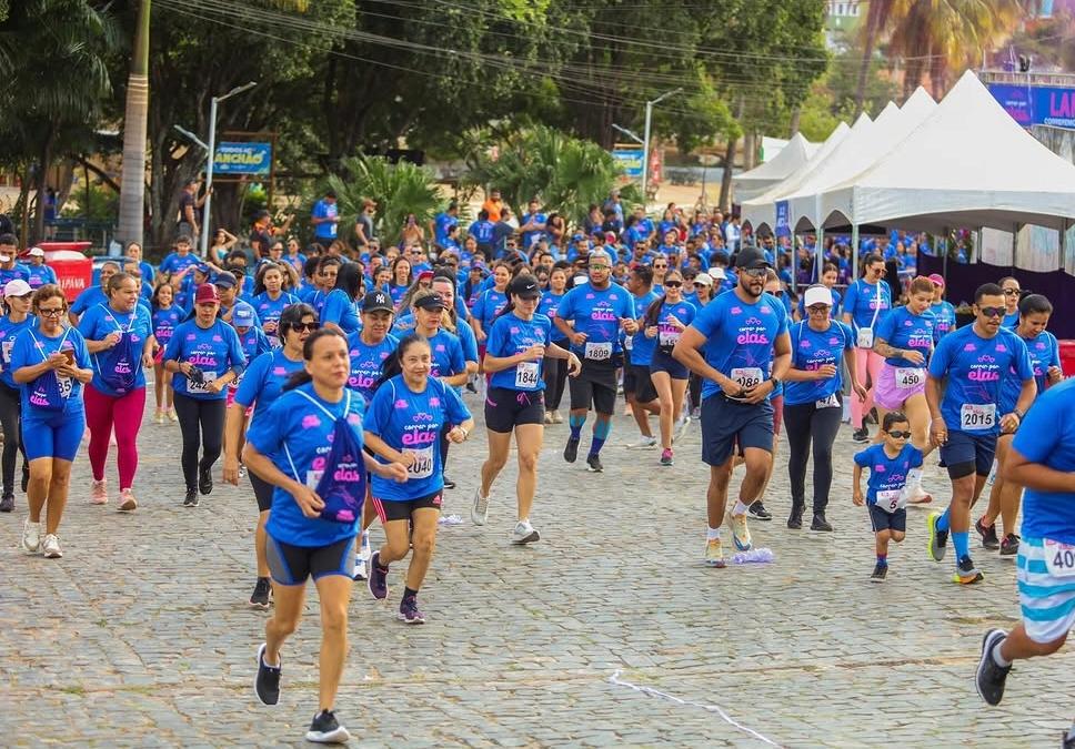 Corrida reúne mais de 2 mil pessoas nas ruas de Correntina em defesa das mulheres