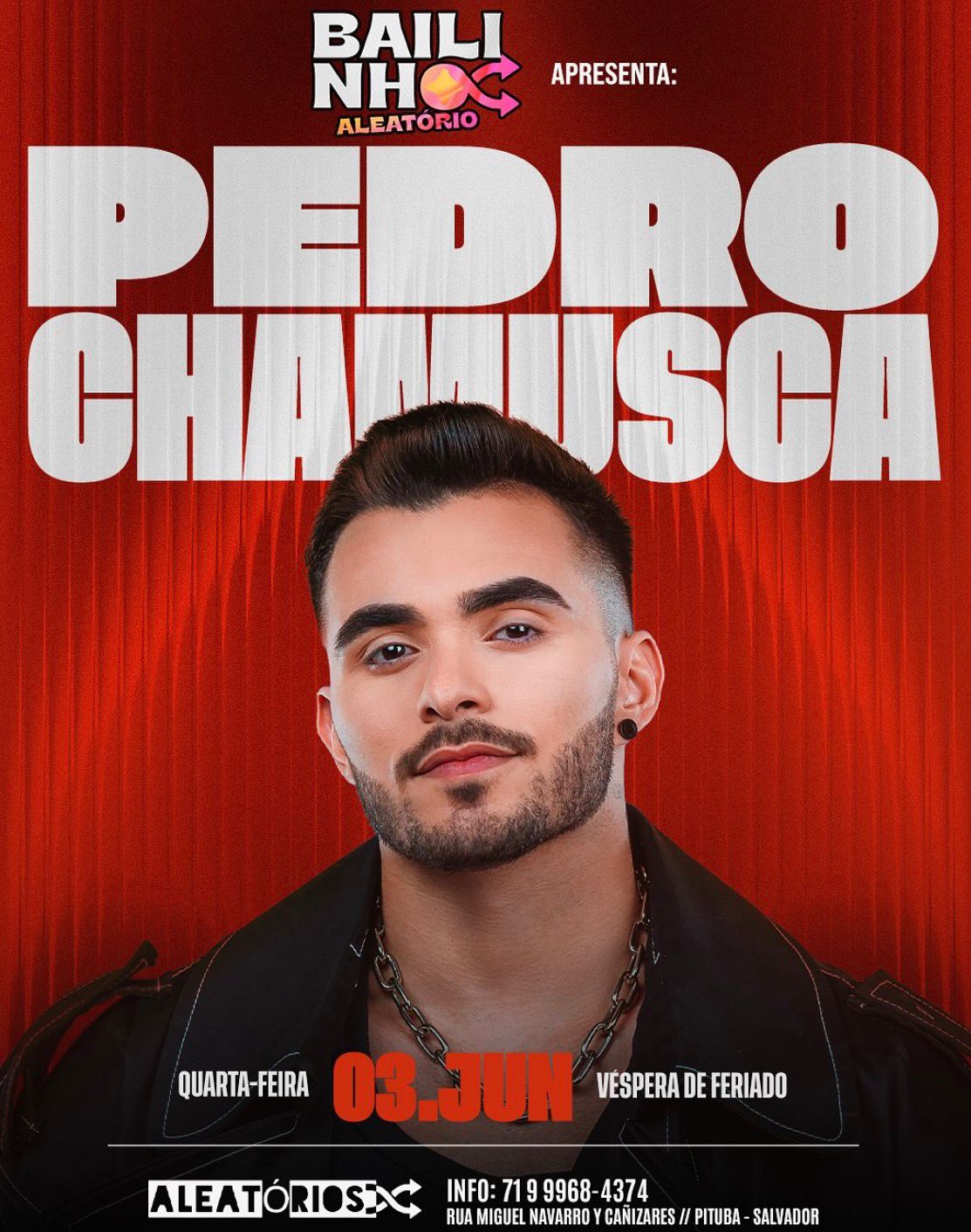 Após lotar a casa, DJ Pedro Chamusca volta ao Aleatórios para noite especial