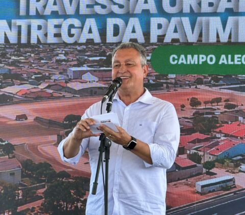 Imagem do post “Precisou Lula voltar para concluir obra iniciada por Dilma”, diz Rui Costa durante entrega em Juazeiro