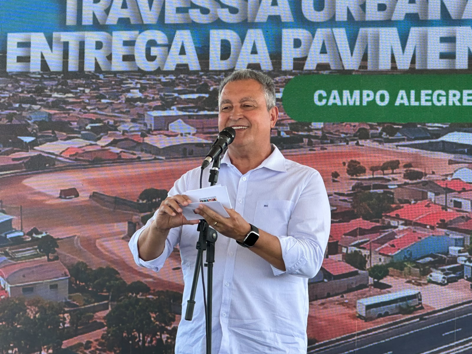 “Precisou Lula voltar para concluir obra iniciada por Dilma”, diz Rui Costa durante entrega em Juazeiro