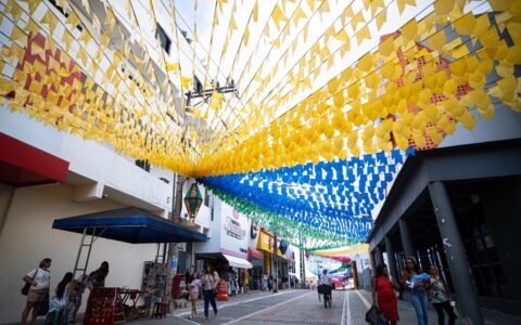 Imagem do post Decoração junina colore Camaçari fortalecendo cultura, comércio e potencial turístico