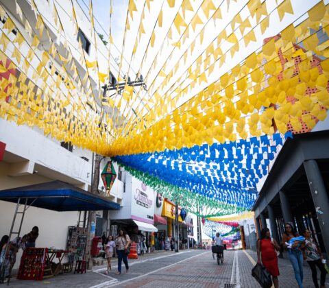 Imagem do post Decoração junina colore Camaçari fortalecendo cultura, comércio e potencial turístico