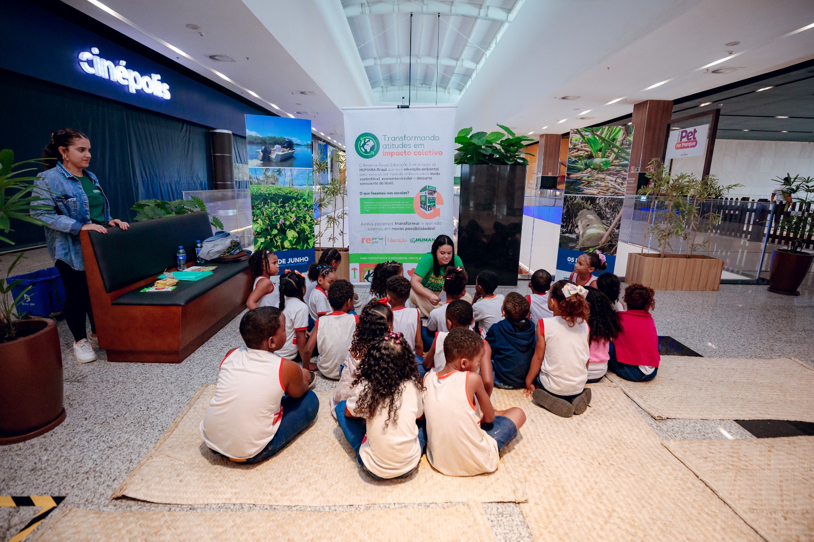 Estudantes de Lauro de Freitas aprendem a transformar lixo em consciência ambiental durante oficina especial