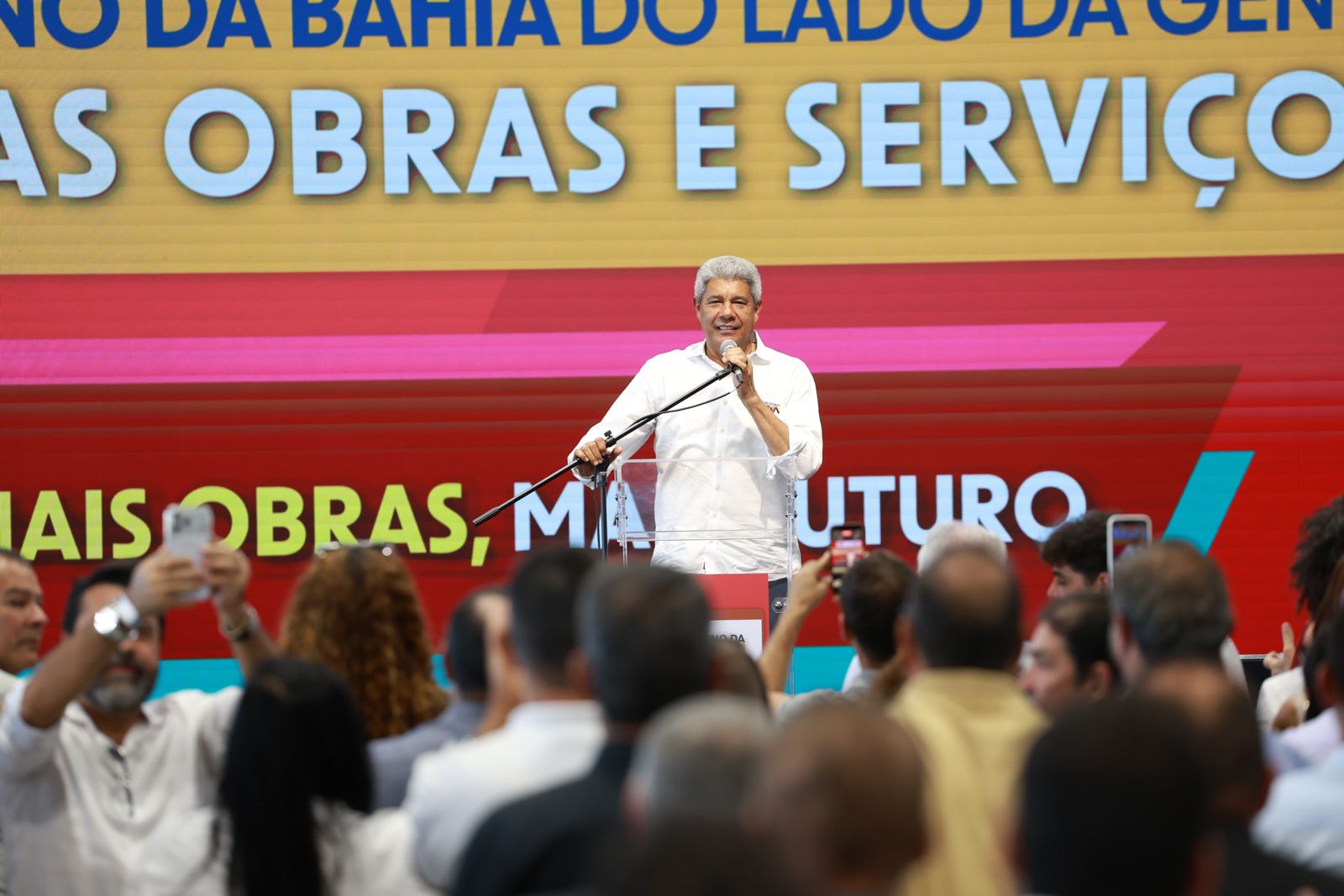 Jerônimo revela fórmula para destravar obras na Bahia: “Projeto bom não fica sem executar”