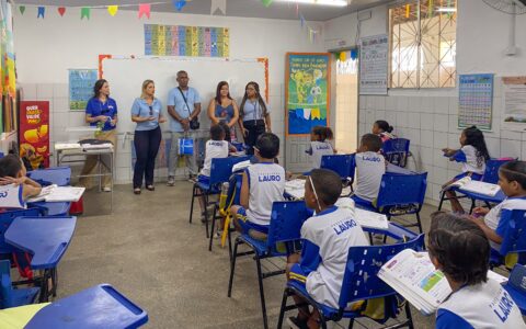 Imagem do post Estudantes de Lauro de Freitas participam de ação de educação ambiental durante Semana do Meio Ambiente