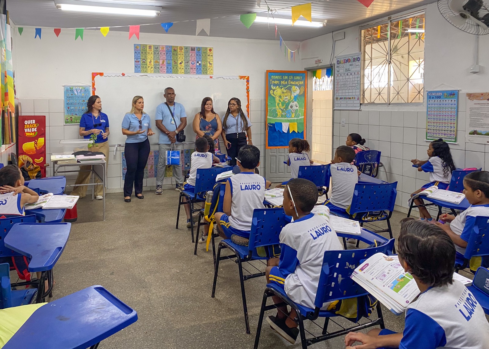 Estudantes de Lauro de Freitas participam de ação de educação ambiental durante Semana do Meio Ambiente