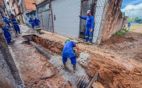 Imagem do post Lauro de Freitas inicia obras de microdrenagem no bairro Vida Nova para reduzir alagamentos