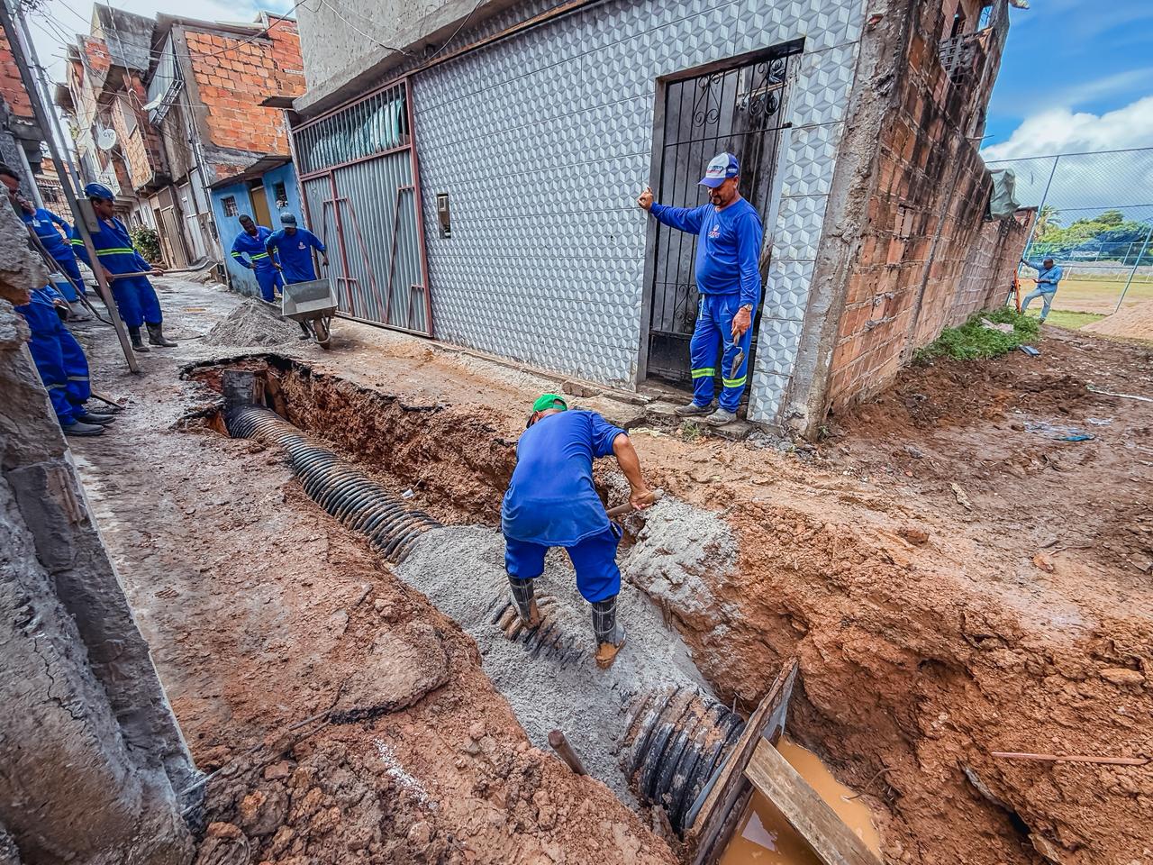 Lauro de Freitas inicia obras de microdrenagem no bairro Vida Nova para reduzir alagamentos