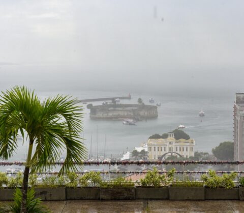 Imagem do post Salvador terá semana de chuva e chegada de frente fria; veja a previsão