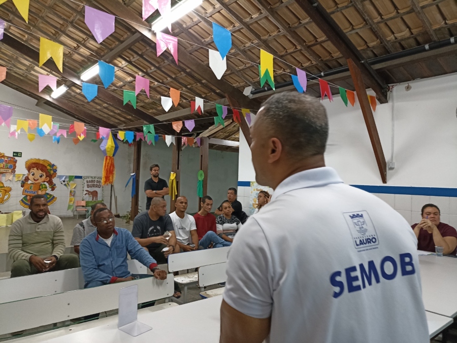 Lauro de Freitas realiza escuta social no bairro de Portão para estruturação do Plano de Mobilidade
