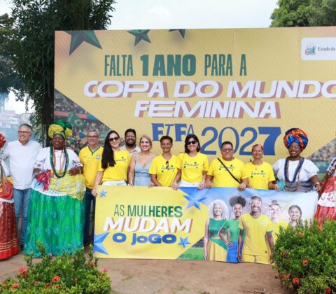 Imagem do post Bahia inicia contagem regressiva para a Copa do Mundo Feminina 2027