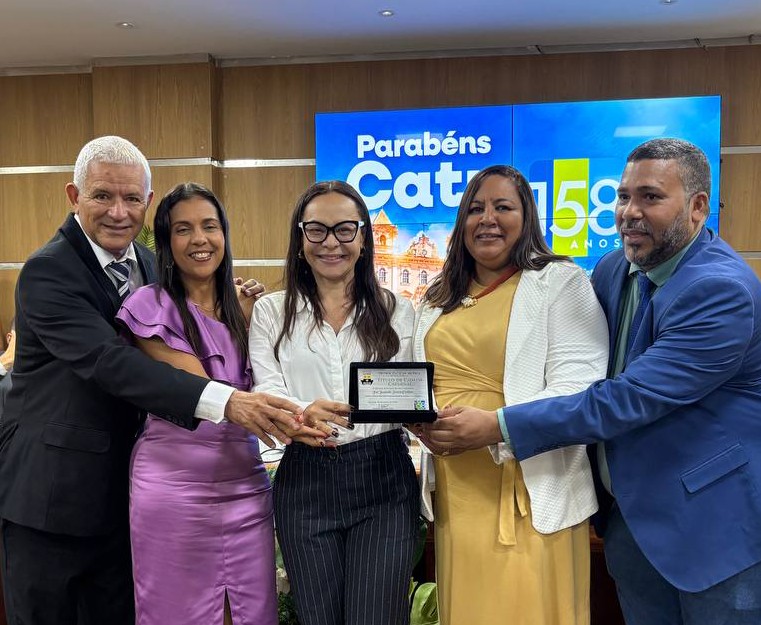 Ivoneide Caetano recebe Título de Cidadã de Catu e destaca investimentos no município