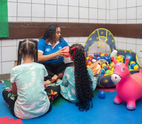 Imagem do post Espaço Kids no Pedrão de Lauro garante tranquilidade para ambulantes e catadores