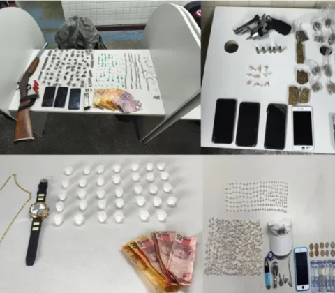 Imagem do post BPATAMO intensifica combate ao tráfico e apreende armas, drogas e prende suspeitos em Salvador e RMS