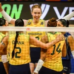 Brasil vence Bélgica e mantém invencibilidade na Liga Mundial de Vôlei Feminino