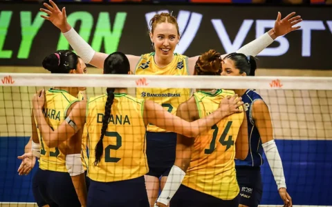 Imagem do post Brasil vence Bélgica e mantém invencibilidade na Liga Mundial de Vôlei Feminino