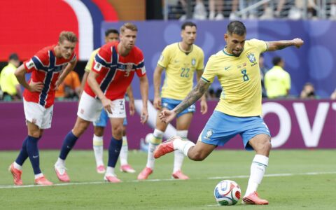 Imagem do post Bruno Guimarães converteu só 3 pênaltis na carreira; veja números e entenda a escolha